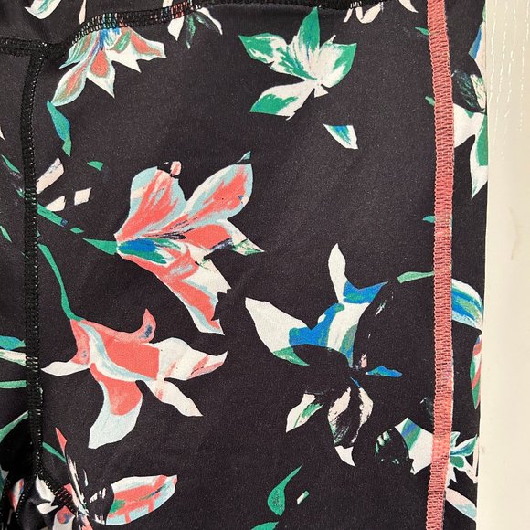 IDEOLOGY BLACK FLORAL GIRL LEGGINGS BEST OFFER EXCEPTED - Picture 4 of 6